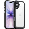 Hybrid Acrylic Tough Shockproof Case for Apple iPhone 17 - Black (Frame)