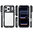 Hybrid Acrylic Tough Shockproof Case for Apple iPhone 17 Pro Max - Black (Frame)