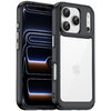 Hybrid Acrylic Tough Shockproof Case for Apple iPhone 17 Pro Max - Black (Frame)