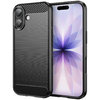 Flexi Slim Carbon Fibre Case for Apple iPhone 17 - Brushed Black