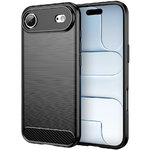 Flexi Slim Carbon Fibre Case for Apple iPhone Air - Brushed Black