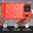 Flexi Slim Carbon Fibre Case for Apple iPhone 17 Pro Max - Brushed Red