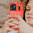 Flexi Slim Carbon Fibre Case for Apple iPhone 17 Pro Max - Brushed Red