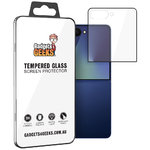 9H Tempered Glass Front Screen Protector for Samsung Galaxy Z Flip7 - Black
