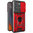 Heavy Duty Shockproof Case / Slide Camera Cover for Motorola Moto G86 Power - Red