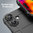 Anti-Shock Grid Texture Shockproof Case for Apple iPhone 17 - Black