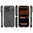 Anti-Shock Grid Texture Shockproof Case for Apple iPhone 17 Pro - Black