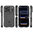 Anti-Shock Grid Texture Shockproof Case for Apple iPhone 17 Pro Max - Black