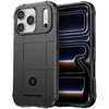 Anti-Shock Grid Texture Shockproof Case for Apple iPhone 17 Pro Max - Black