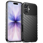 Flexi Thunder Tough Shockproof Case for Apple iPhone 17 - Black (Texture)