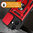 Heavy Duty Shockproof Case / Slide Camera Cover for Apple iPhone 17 - Red