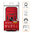 Heavy Duty Shockproof Case / Slide Camera Cover for Apple iPhone Air - Red