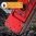 Heavy Duty Shockproof Case / Slide Camera Cover for Apple iPhone 17 Pro - Red