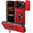 Heavy Duty Shockproof Case / Slide Camera Cover for Apple iPhone 17 Pro - Red