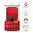 Heavy Duty Shockproof Case / Slide Camera Cover for Apple iPhone 17 Pro Max - Red