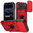 Heavy Duty Shockproof Case / Slide Camera Cover for Apple iPhone 17 Pro Max - Red