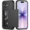 Tough Armour Slide Case & Card Holder for Apple iPhone 17 - Black