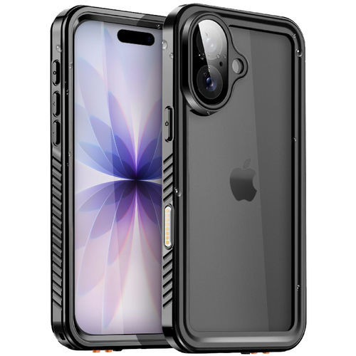 RedPepper Extreme Waterproof Case for Apple iPhone 17 - Black (Clear)