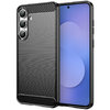 Flexi Slim Carbon Fibre Case for Samsung Galaxy S25 FE - Brushed Black