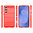 Flexi Slim Carbon Fibre Case for Samsung Galaxy S25 FE - Brushed Red