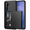 Tough Armour Slide Case & Card Holder for Samsung Galaxy S25 FE - Black