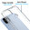 Hybrid Acrylic Tough Shockproof Case for Google Pixel 4a 5G - Clear (Frame)
