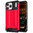 Military Defender Tough Shockproof Case for Apple iPhone 17 Pro - Red