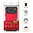 Military Defender Tough Shockproof Case for Apple iPhone 17 Pro Max - Red