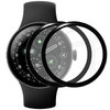 (2-Pack) 3D Curved Screen Protector for Google Pixel Watch 4 (45mm) - Black (Frame)