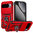 Heavy Duty Shockproof Case / Slide Camera Cover for Google Pixel 10 Pro XL - Red