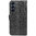Leather Wallet Case & Card Holder Pouch for Samsung Galaxy A17 5G / 4G - Black