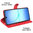 Leather Wallet Case & Card Holder Pouch for Samsung Galaxy A17 5G / 4G - Red