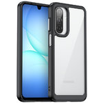 Hybrid Acrylic Tough Shockproof Case for Samsung Galaxy A17 5G / 4G - Black (Frame)