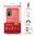 Flexi Slim Carbon Fibre Case for Samsung Galaxy A17 5G / 4G - Brushed Red