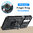 Heavy Duty Shockproof Case / Slide Camera Cover for Samsung Galaxy A17 5G / 4G - Black