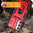 Heavy Duty Shockproof Case / Slide Camera Cover for Samsung Galaxy A17 5G / 4G - Red