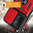Heavy Duty Shockproof Case / Slide Camera Cover for Oppo A54 5G / A74 5G - Red