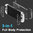(3-in-1) Crystal Hard Shell Case for Nintendo Switch 2 / Joy-Con - Clear (Gloss Grip)
