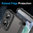 Hybrid Shield Tough Shockproof Case for Motorola Moto G35 - Black (Frame)