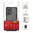 Hybrid Shield Tough Shockproof Case for Motorola Moto G35 - Black (Frame)