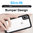 Hybrid Acrylic Tough Shockproof Case for Apple iPhone X / Xs - Black (Frame)