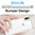 Hybrid Acrylic Tough Shockproof Case for Apple iPhone X / Xs - Clear (Frame)