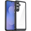 Hybrid Acrylic Tough Shockproof Case for Samsung Galaxy S25 FE - Black (Frame)