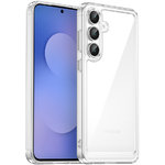 Hybrid Acrylic Tough Shockproof Case for Samsung Galaxy S25 FE - Clear (Frame)