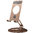360 Rotating Wooden Foldable Stand / Adjustable Holder for Phone / Tablet - Gold / Oak
