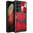 Heavy Duty Shockproof Case / Slide Camera Cover for Samsung Galaxy S21 Ultra - Red