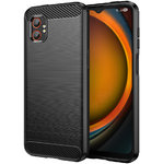 Flexi Slim Carbon Fibre Case for Samsung Galaxy XCover7 Pro - Brushed Black