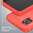 Flexi Slim Carbon Fibre Case for Samsung Galaxy XCover7 Pro - Brushed Red