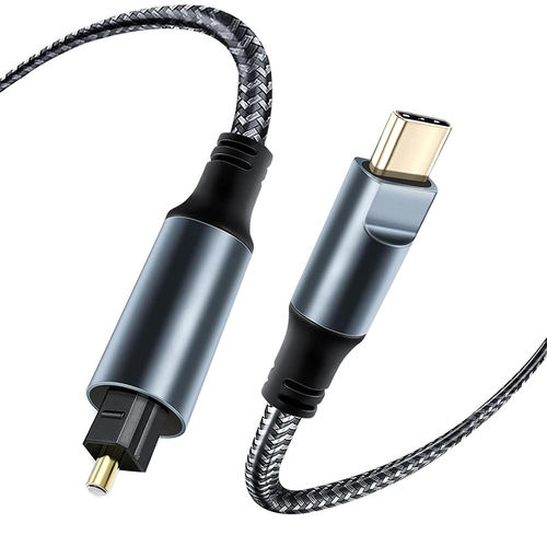 USB Type-C to Toslink Optical Audio Cable (1.2m) for Phone / Tablet / Laptop