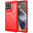 Flexi Slim Carbon Fibre Case for Motorola Moto G86 Power - Brushed Red